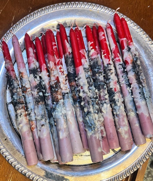 Hex Block Protection Candles