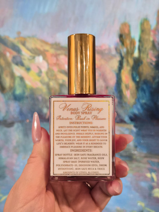 Venus Rising Enchanting Rose Body Spray