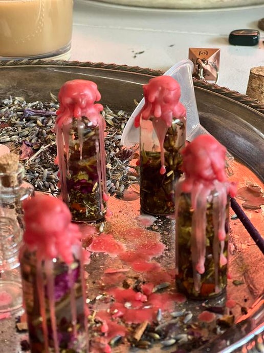 Fiery Passion Spell Jars